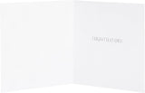 UK Greetings colorful houses design New Home Congratulations card with bright, cheerful illustration perfect for celebrating a new home.