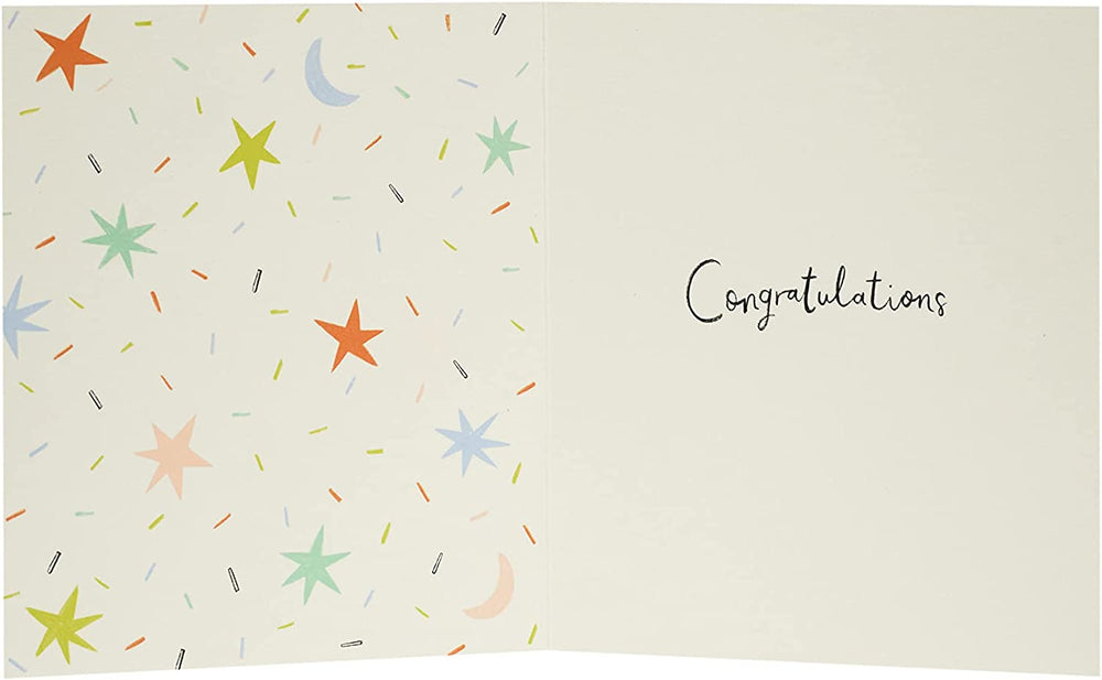 UK Greetings congratulation graduation card featuring celebratory design, perfect for congratulating graduates on their achievement.