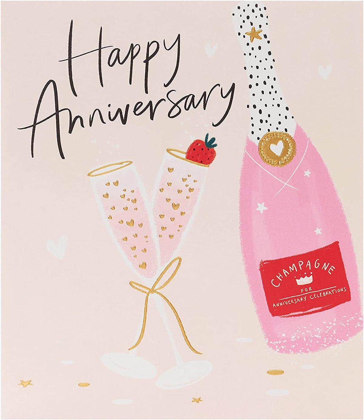 UK Greetings couple anniversary greeting card featuring romantic design and heartfelt message for special occasions.