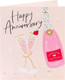 UK Greetings Couple Anniversary Card featuring romantic design, perfect for celebrating special milestones with loved ones.