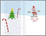 UK Greetings Crackers Extra funny cat Christmas greeting card featuring a humorous design for special granddaughters.