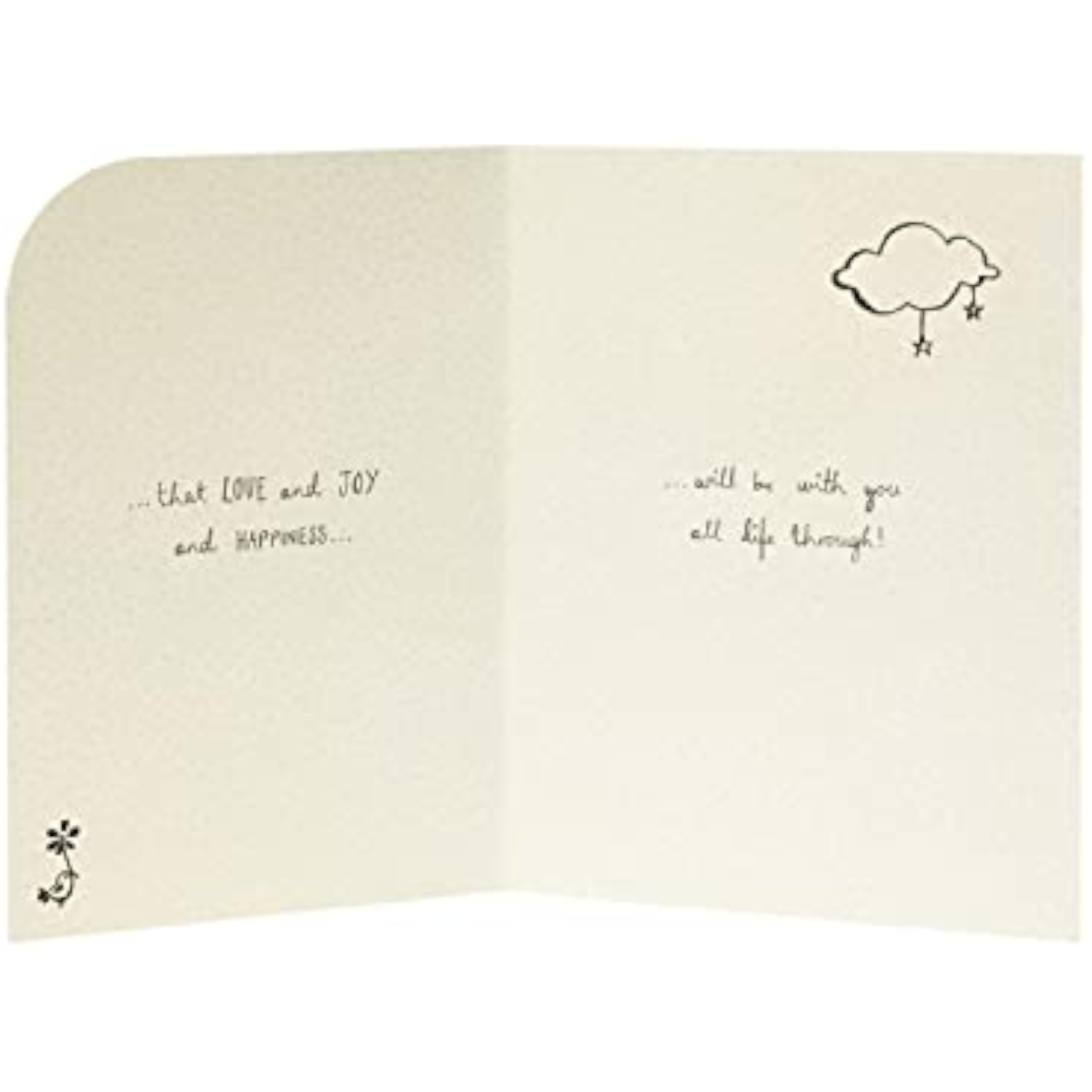 UK Greetings cute Christening card featuring colorful design, suitable for both him and her, with a heartfelt Christening wish.