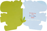 UK Greetings Cute Dinosaur Father's Day Card for Daddy from Son, featuring colorful dinosaur illustrations and heartfelt message.