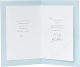 UK Greetings Dad birthday greeting card with sentimental verse, featuring heartfelt message and decorative design for special occasions.