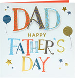 UK Greetings Father's Day card featuring a heartfelt design for dads, perfect for celebrating Father's Day.