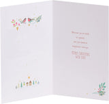 UK Greetings Daughter & Multi Caption Christmas Card featuring festive design and multiple heartfelt message options.