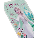 Disney Frozen Elsa birthday greeting card by UK Greetings featuring Elsa illustration, perfect for a niece's special day.
