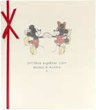 Disney Mickey and Minnie Mouse anniversary greeting card by UK Greetings featuring colorful cartoon characters on the front.