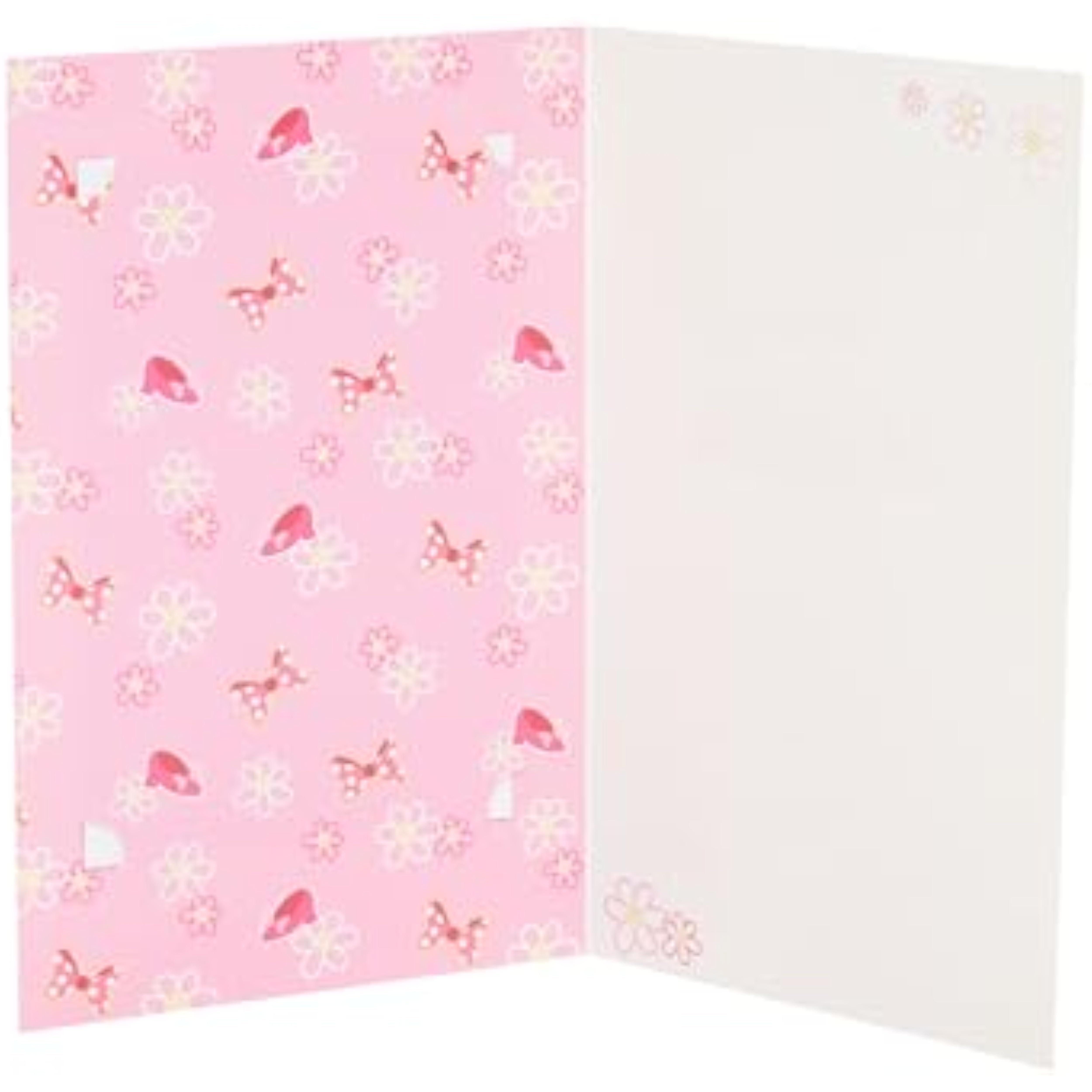 UK Greetings Disney Minnie Mouse 3D keepsake birthday card featuring Minnie Mouse design for girls, with colorful details and festive elements.