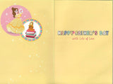Disney Princess Father's Day card by UK Greetings featuring colorful princess illustrations for dads.