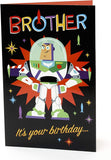 Disney Toy Story 4 Buzz Lightyear birthday greeting card by UK Greetings, featuring Buzz in a colorful design.