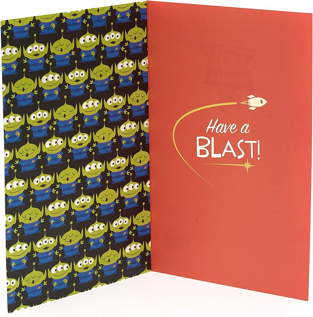 Disney Toy Story 4 Buzz Lightyear brother birthday card by UK Greetings, featuring colorful Toy Story themed greeting card design.