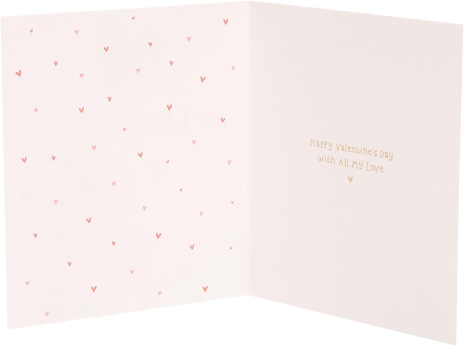 Disney Winnie the Pooh Valentine's Day greeting card by UK Greetings featuring a "One I Love" balloon design.