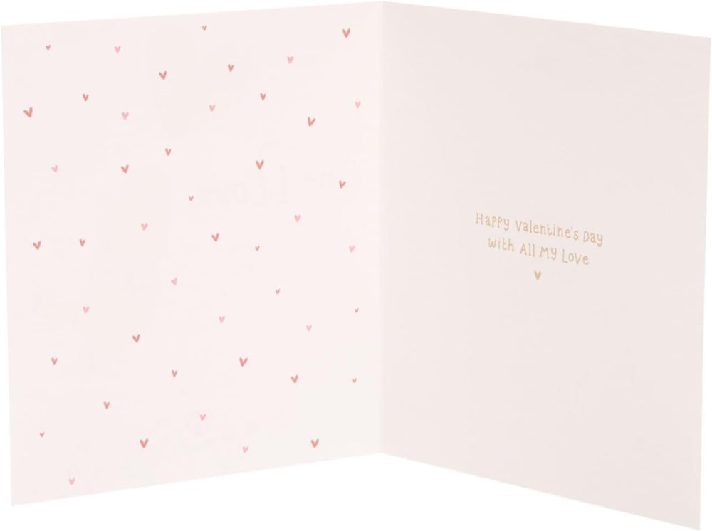 Disney Winnie the Pooh Valentine's Day greeting card by UK Greetings featuring a "One I Love" balloon design.