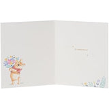 UK Greetings Disney Winnie the Pooh thank you card featuring Winnie the Pooh illustration on a cheerful greeting card design.