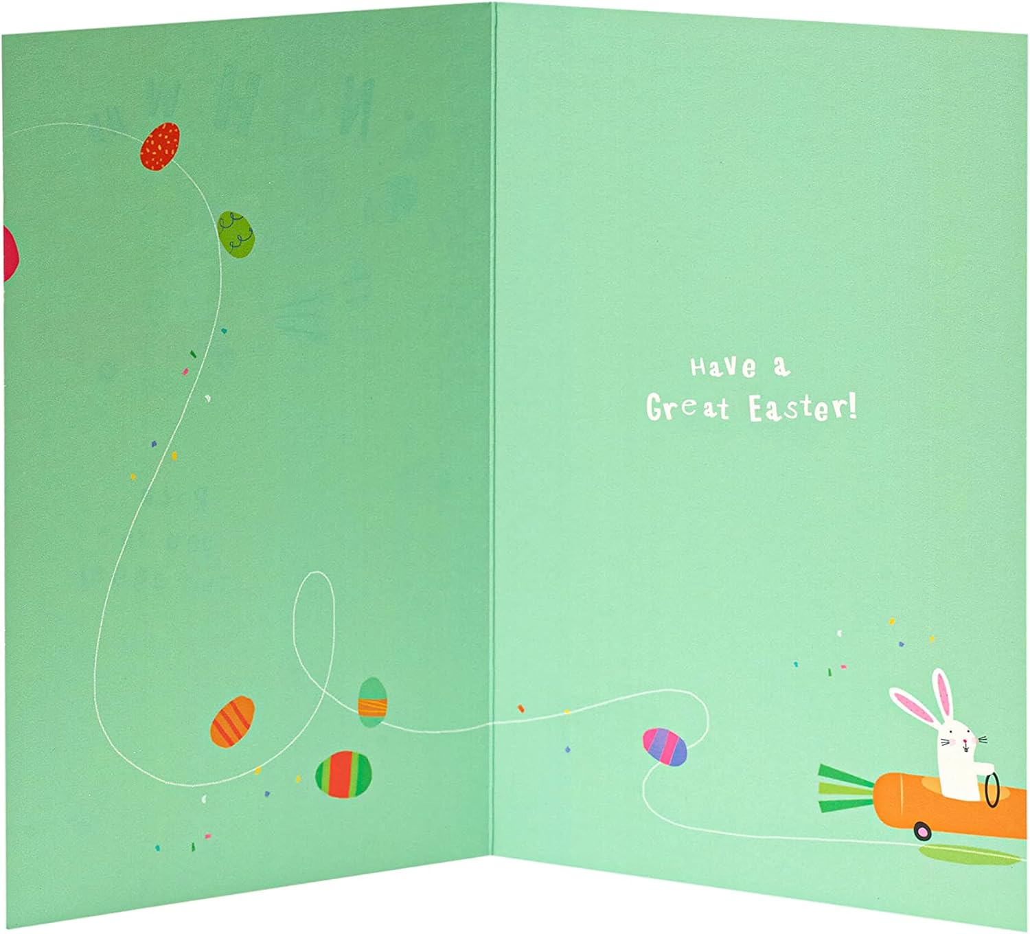 UK Greetings Easter Bunny Card for Nephew, colorful greeting card featuring an Easter bunny design, perfect for celebrating Easter.