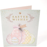 UK Greetings Easter Card featuring Easter wishes with love, decorated with colorful spring-themed designs for celebrating Easter.
