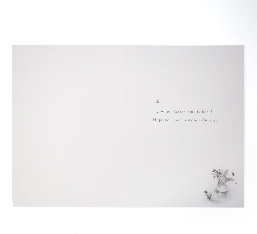 UK Greetings Easter card featuring sweet Easter wishes and colorful design, perfect for celebrating the holiday.