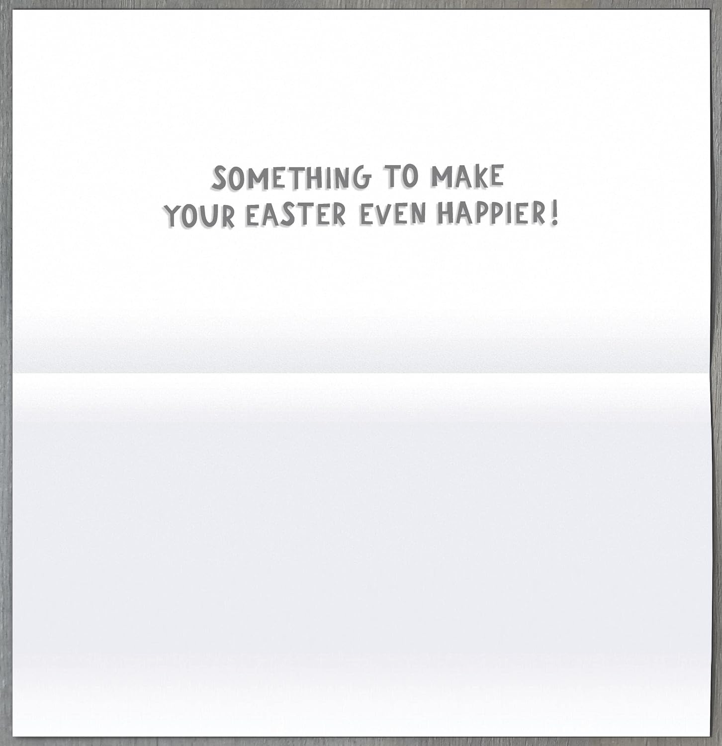UK Greetings Easter open money wallet gift card featuring cheerful "Make Happy" message and festive design.