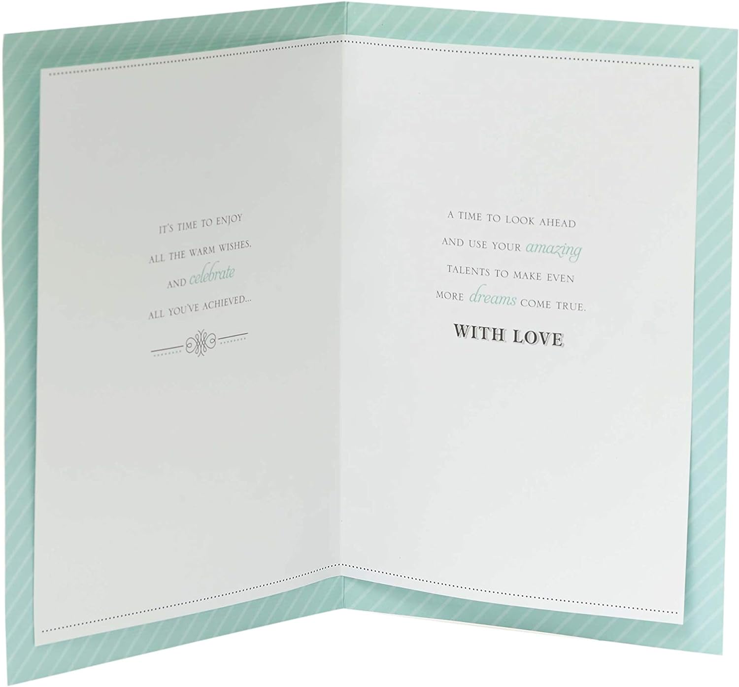 UK Greetings exam congratulations card featuring a colorful design, celebrating passing results with a cheerful message.