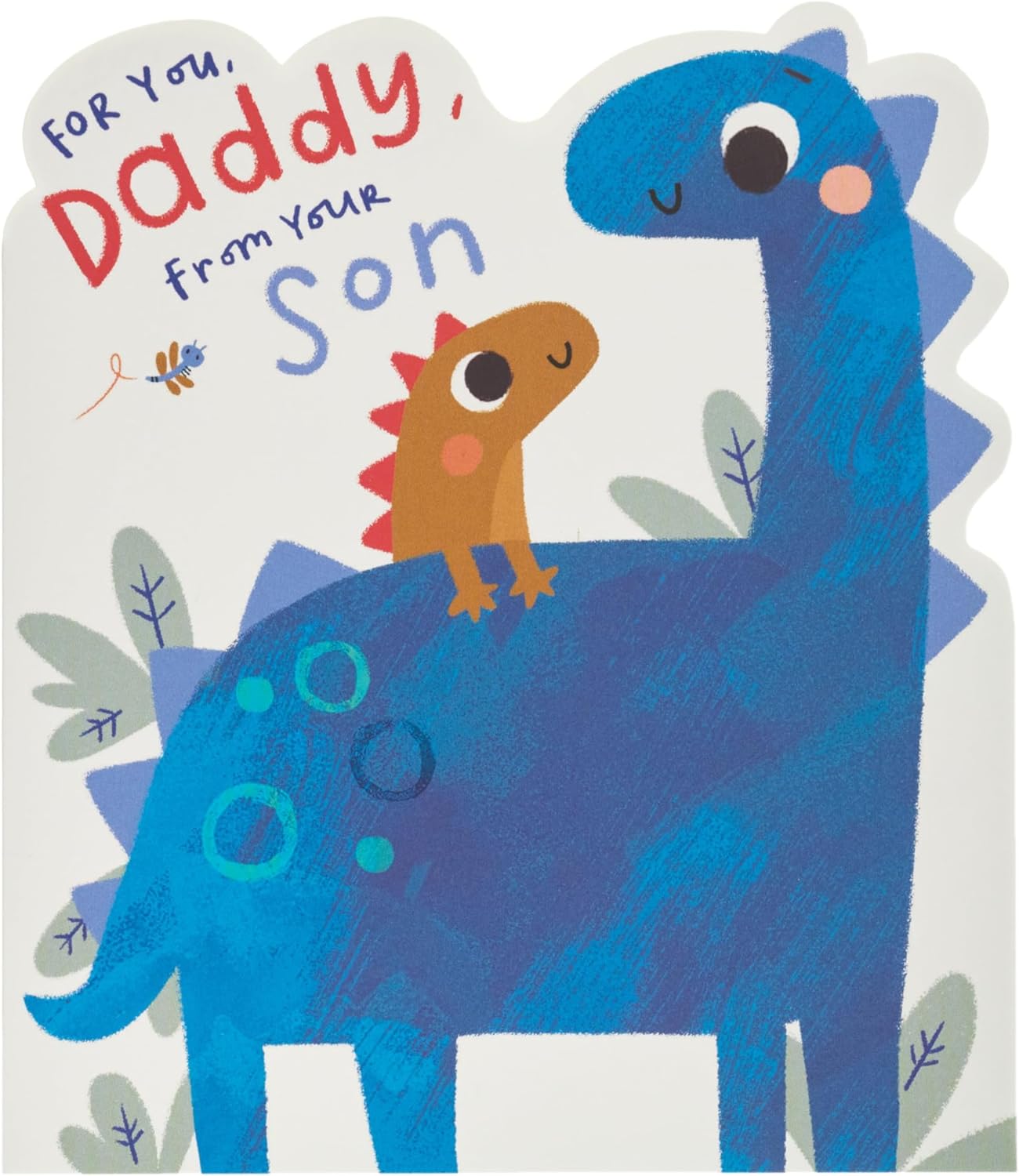 UK Greetings Father's Day card for daddy from son featuring an adorable design, perfect for celebrating dad on special occasions.