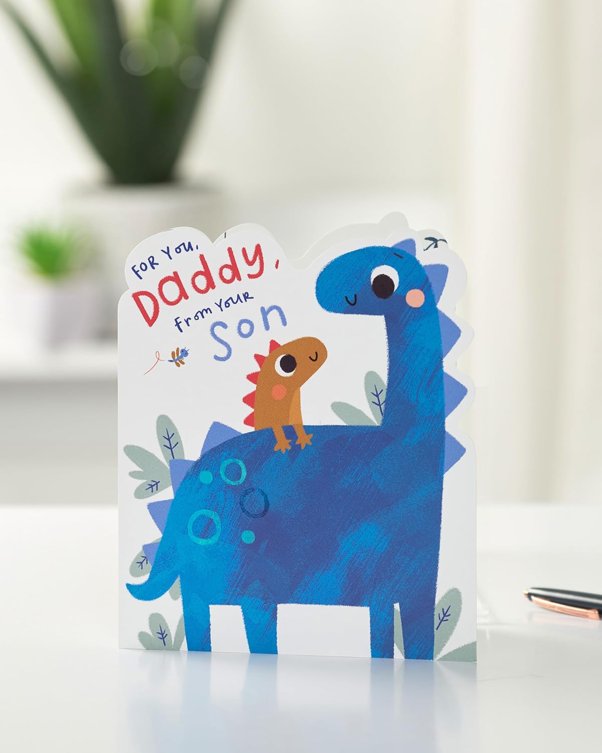UK Greetings Father’s Day card for Daddy from son, featuring an adorable design, perfect for celebrating Dad on Father’s Day.