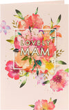 UK Greetings flowers design Mother’s Day card featuring a lovely floral illustration, perfect for celebrating moms.