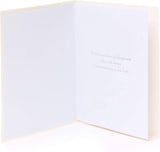 Contemporary photographic wedding greeting card for couple, UK Greetings brand, featuring romantic design for newlyweds.
