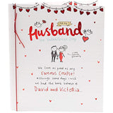 UK Greetings Valentine's Day card for husband featuring a couple design, ideal for expressing love on special occasions.