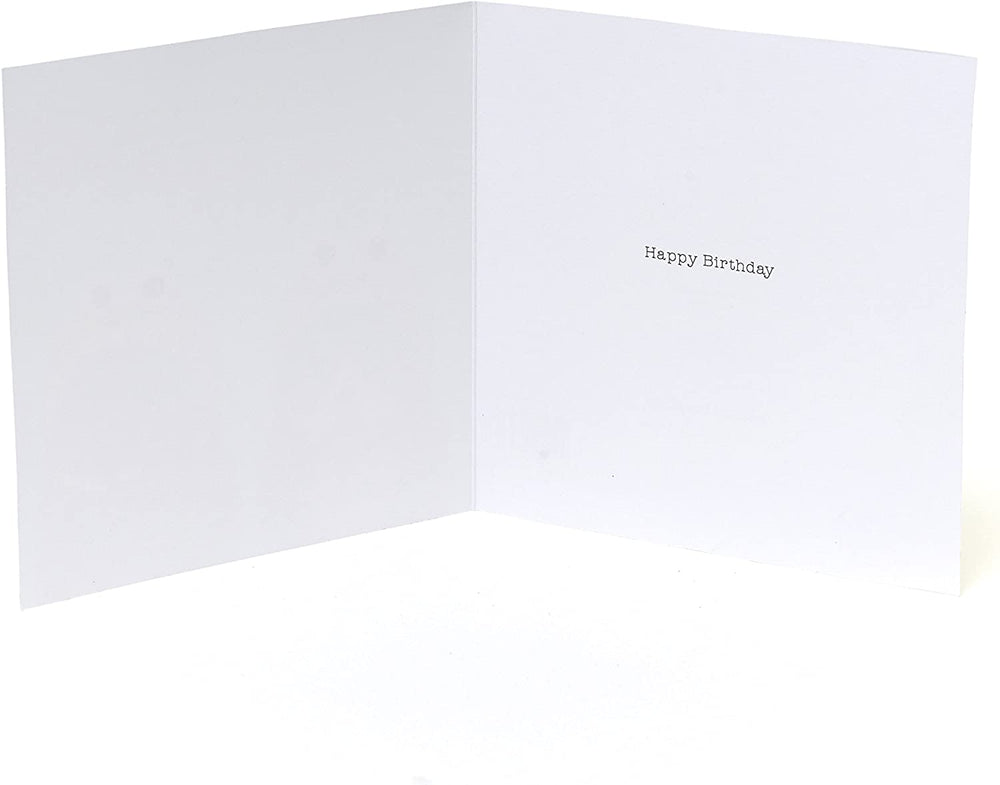 UK Greetings funny birthday card featuring sister cats in hats, with humorous design and colorful illustration.