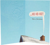 UK Greetings funny cheeky champ Christmas card for son, featuring humorous holiday design and festive cheerful imagery.