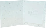UK Greetings anniversary greeting card for wife with sparkling hearts and stars design, celebrating 25th anniversary.