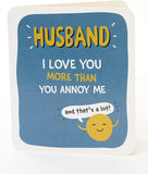 UK Greetings funny birthday card for husband, humorous greeting card with playful design and birthday message.