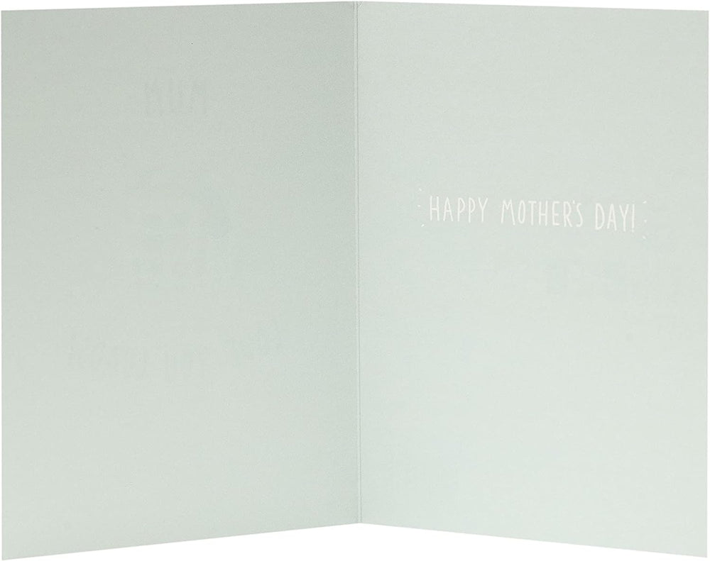UK Greetings Funny Laundry Clothes in Basket Mother's Day Card featuring colorful laundry and playful design.