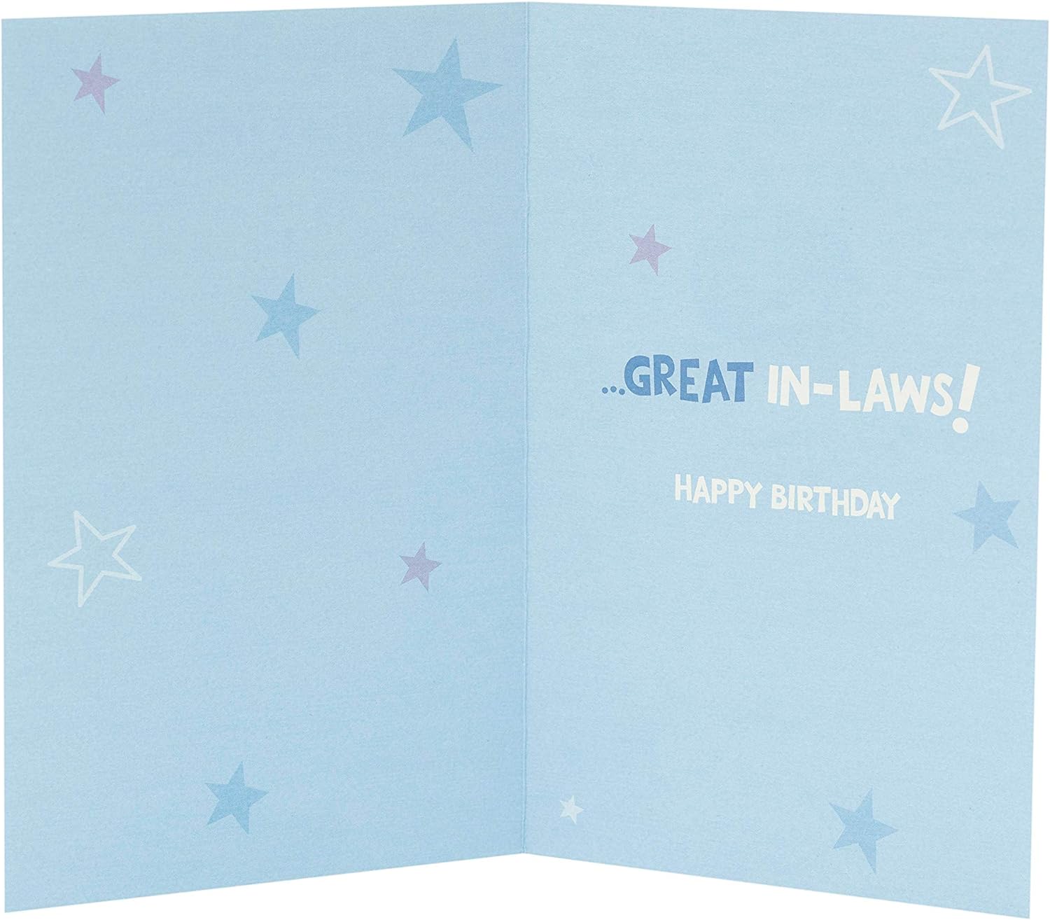 UK Greetings funny son-in-law birthday card showing humorous design and cheerful message for celebrating his special day.