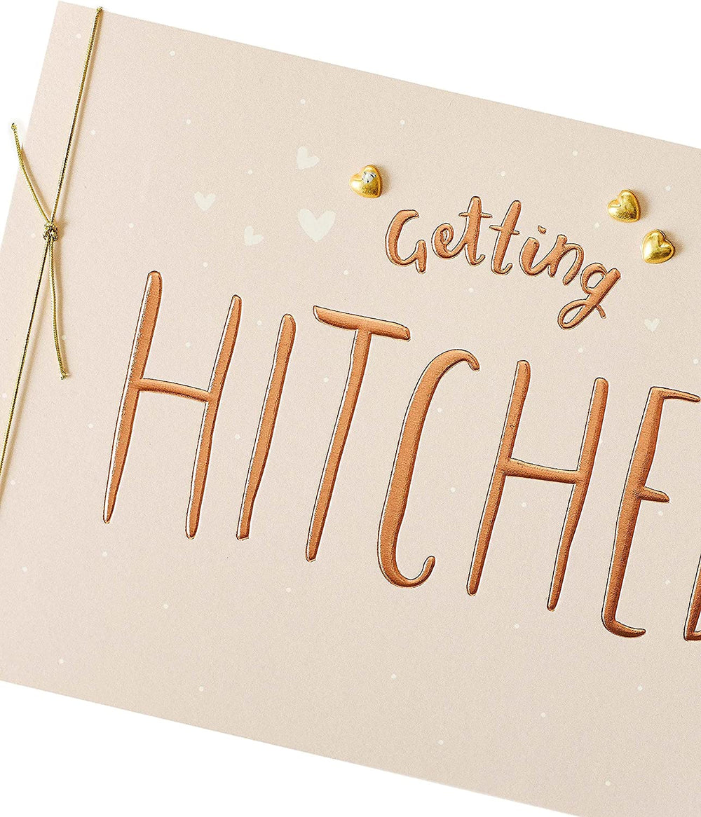 UK Greetings wedding congratulations card featuring elegant design, perfect for celebrating a couple's special day.