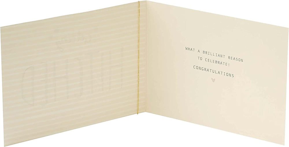 UK Greetings wedding congratulations card featuring elegant design, perfect for celebrating newlyweds on their special day.