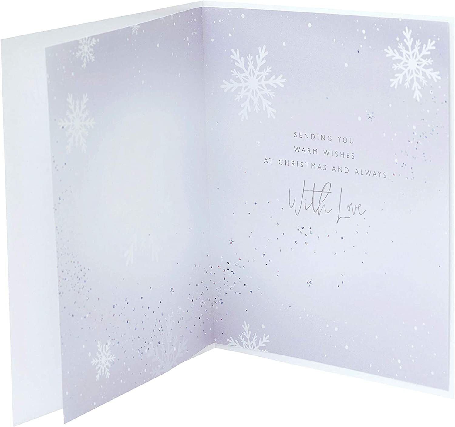 UK Greetings Granddaughter Christmas Card featuring festive holiday design for celebrating Christmas with a loved granddaughter