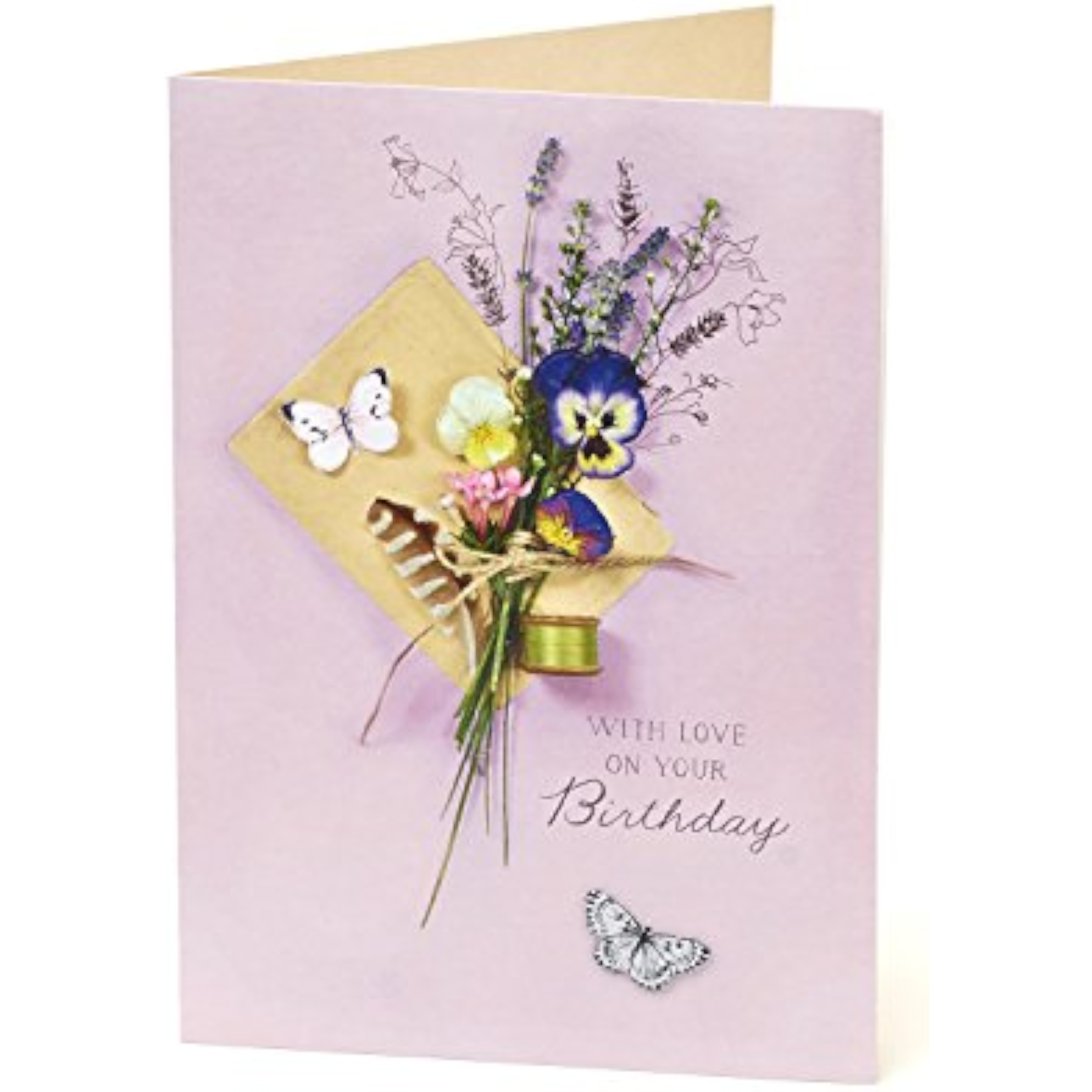 UK Greetings birthday greeting card featuring colorful design, perfect for celebrating special occasions.