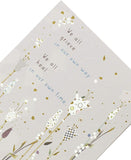 UK Greetings sympathy card titled "Grieve in Our Own Way" with caring thoughts and comforting design for expressing condolences.