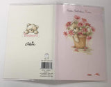 UK Greetings Happy Birthday Nana greeting card featuring colorful floral design and heartfelt birthday message for grandmothers.