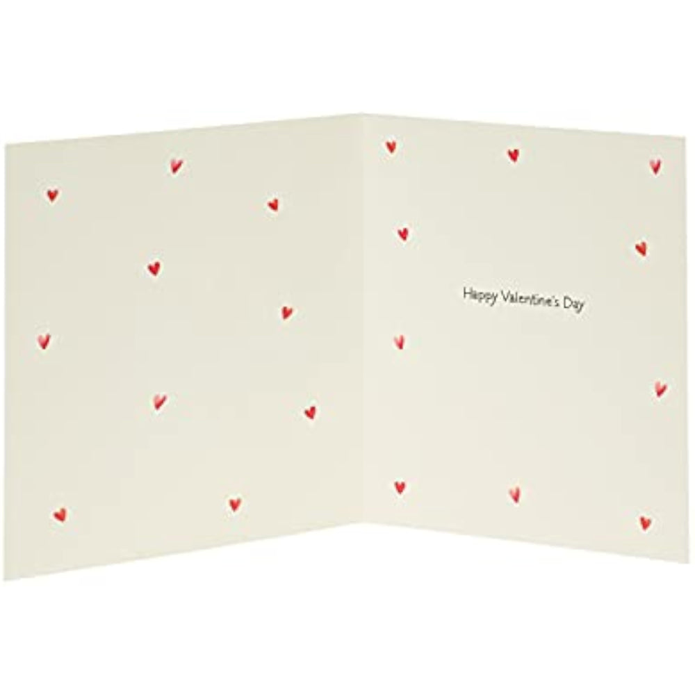 UK Greetings Heart Air Balloon Valentines Day Card featuring a colorful air balloon design and romantic message inside.