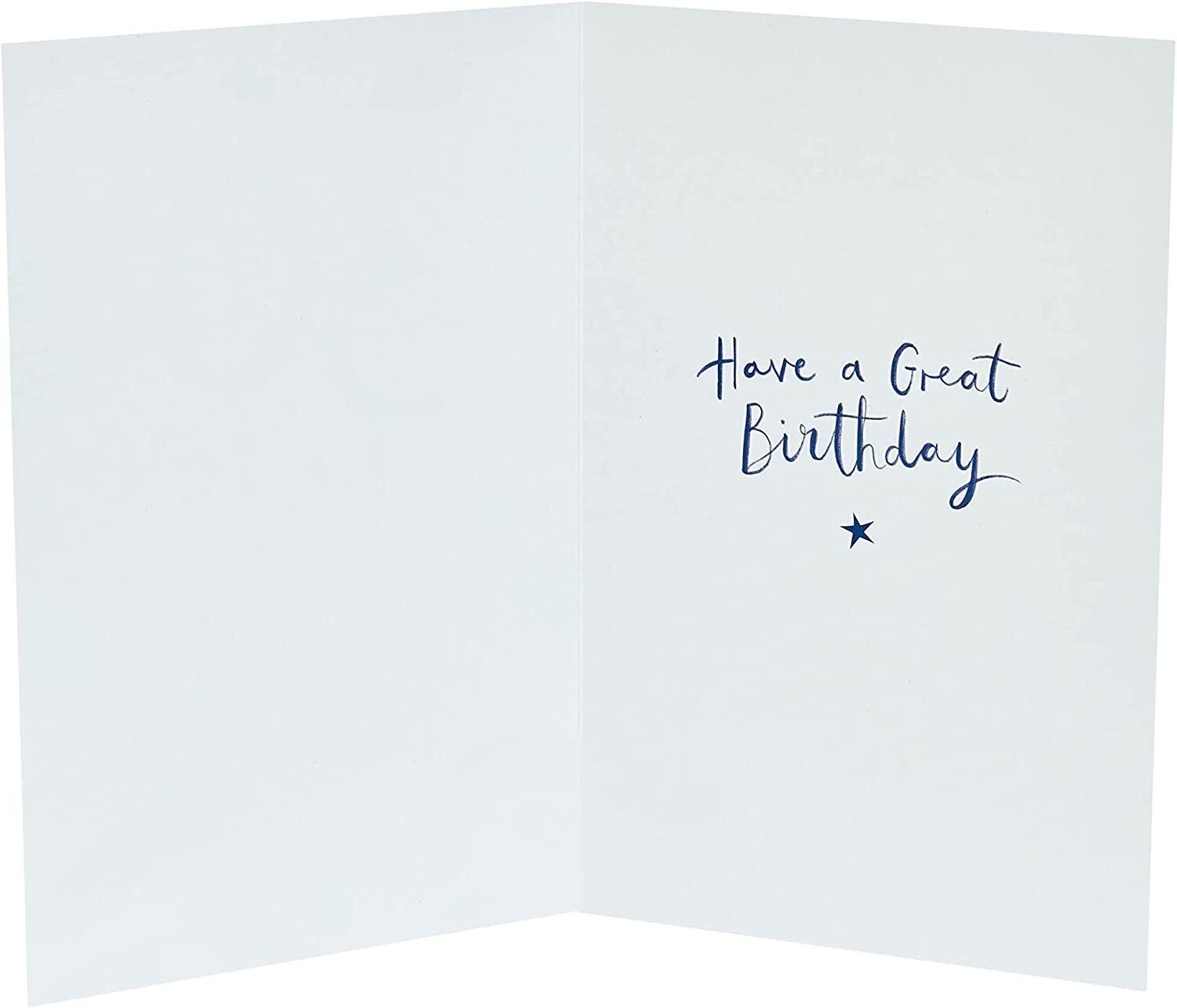 UK Greetings Hip Hip Hooray 30th Birthday Card with colorful design and celebratory message for milestone birthday.
