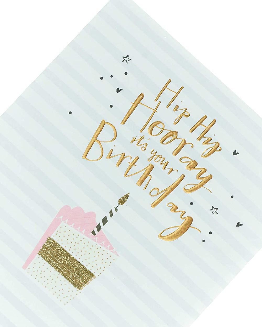 UK Greetings Hip Hip Hooray Friend birthday card with colorful cheerful design, perfect for celebrating friends' birthdays.
