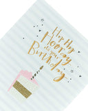 UK Greetings Hip Hip Hooray Friend birthday card with colorful cheerful design, perfect for celebrating friends' birthdays.