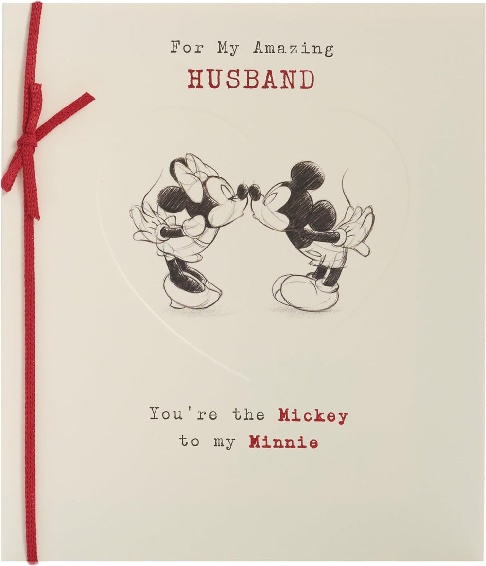 UK Greetings birthday greeting card for husband, featuring integrated design and celebrating 90th birthday in a festive style.