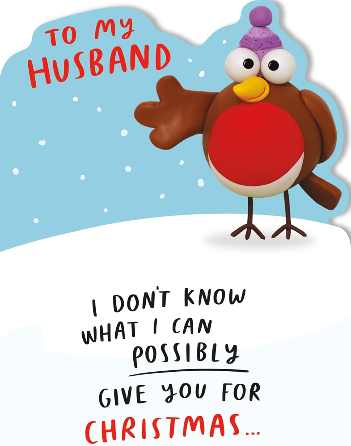 UK Greetings Husband greeting card featuring a heartfelt design, ideal for expressing love and appreciation on special occasions.
