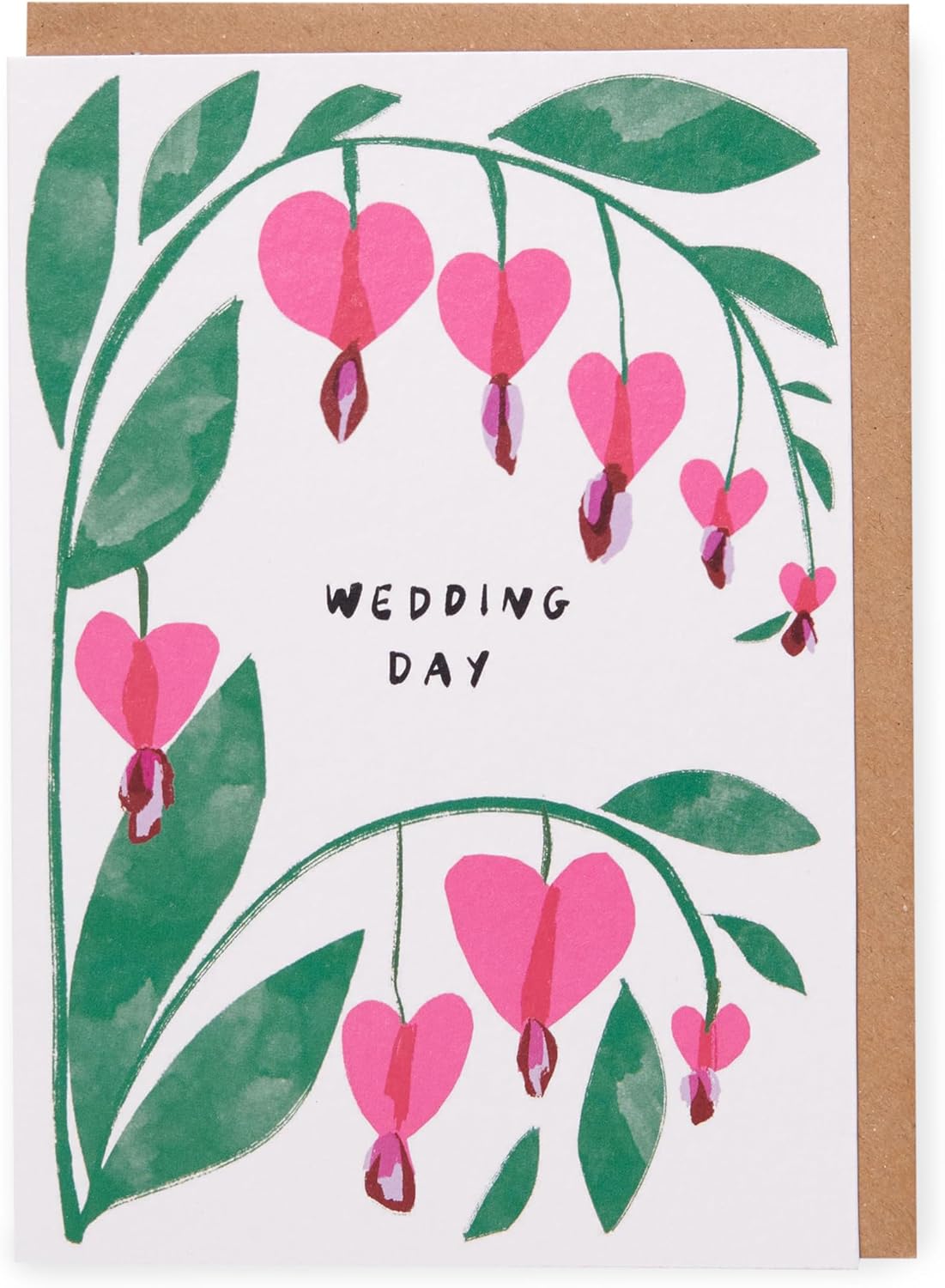 UK Greetings Wedding greeting card featuring integrated design, ideal for wedding celebrations, with a decorative and elegant appearance.