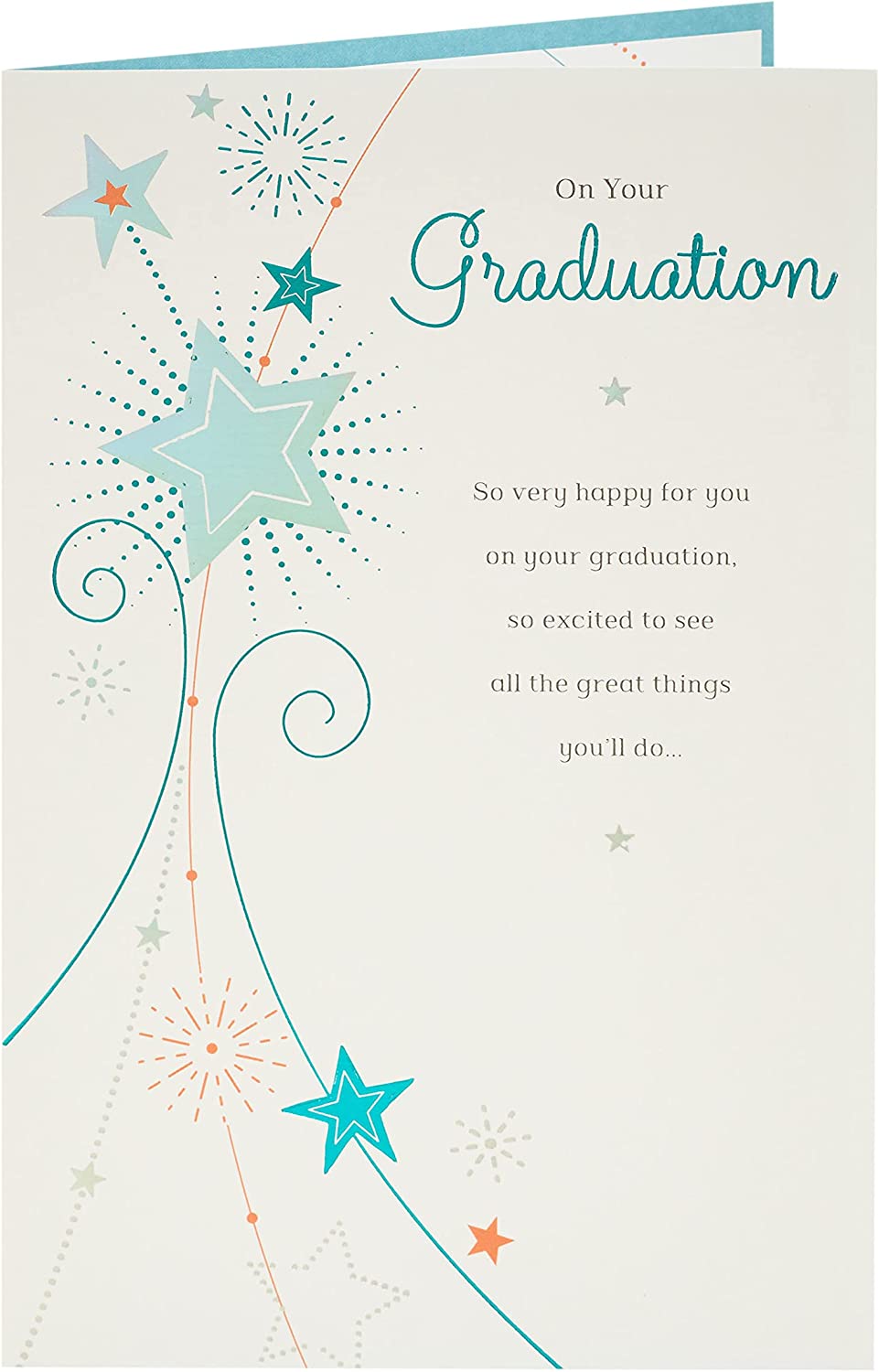 UK Greetings graduation card with celebratory design and "It's Your Graduation" message for special graduates.