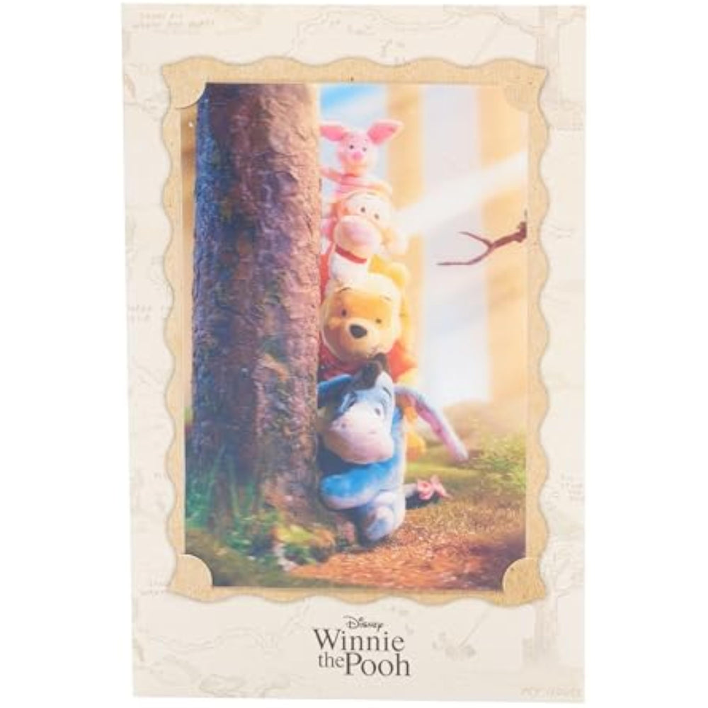 Disney Winnie the Pooh birthday greeting card for kids by UK Greetings, featuring a colorful 3D keepsake design for boys and girls.